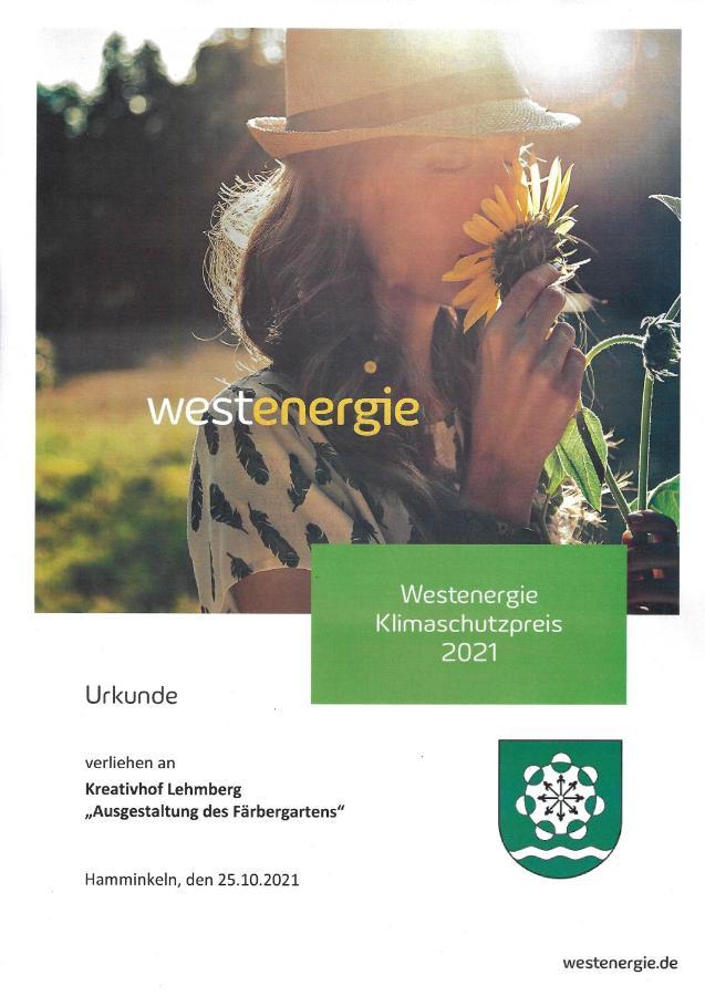 Ferienwohnung Kreativhof Lehmberg Hamminkeln Exterior foto